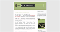 Desktop Screenshot of internet-politics.andrewchadwick.com